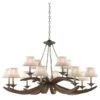 12 Light Chandelier By Currey And Company