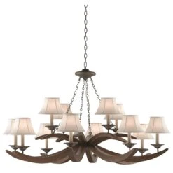 12 Light Chandelier By Currey And Company