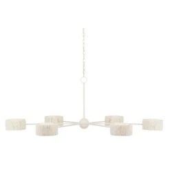 Monreale 54 Inch 6 Light LED Chandelier By Currey And Company
