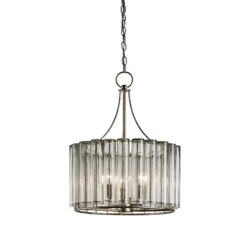 Bevilacqua 18 Inch 3 Light Mini Chandelier By Currey And Company