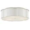 Wexford 19 Inch 3 Light Flush Mount By Currey And Company -Light Bulbs Sales Store Currey and Company 9999 0067