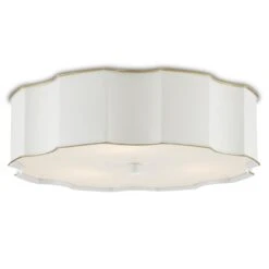 Wexford 19 Inch 3 Light Flush Mount By Currey And Company