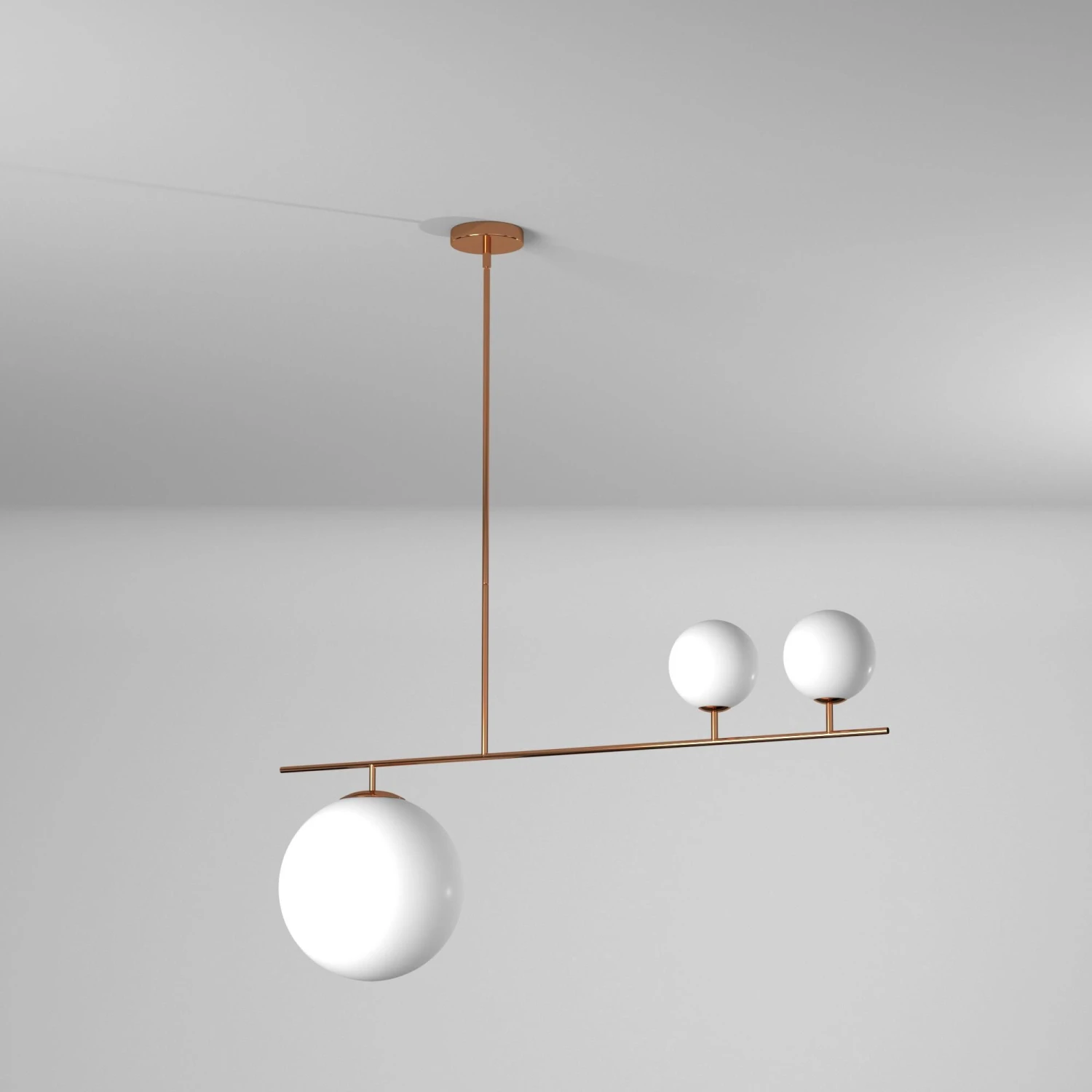 Orion 36 Inch 3 Light Linear Suspension Light By Dainolite 4 Orion 36 Inch 3 Light Linear Suspension Light By Dainolite - Image 2