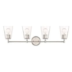 Ingo 33 Inch 4 Light Bath Vanity Light By Designers Fountain 14 Ingo 33 Inch 4 Light Bath Vanity Light By Designers Fountain -Light Bulbs Sales Store Designers Fountain D230M 4B PN