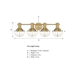 Dalton 31 Inch 4 Light Bath Vanity Light By Designers Fountain 14 Dalton 31 Inch 4 Light Bath Vanity Light By Designers Fountain -Light Bulbs Sales Store Designers Fountain D243M 4B BG dimensions