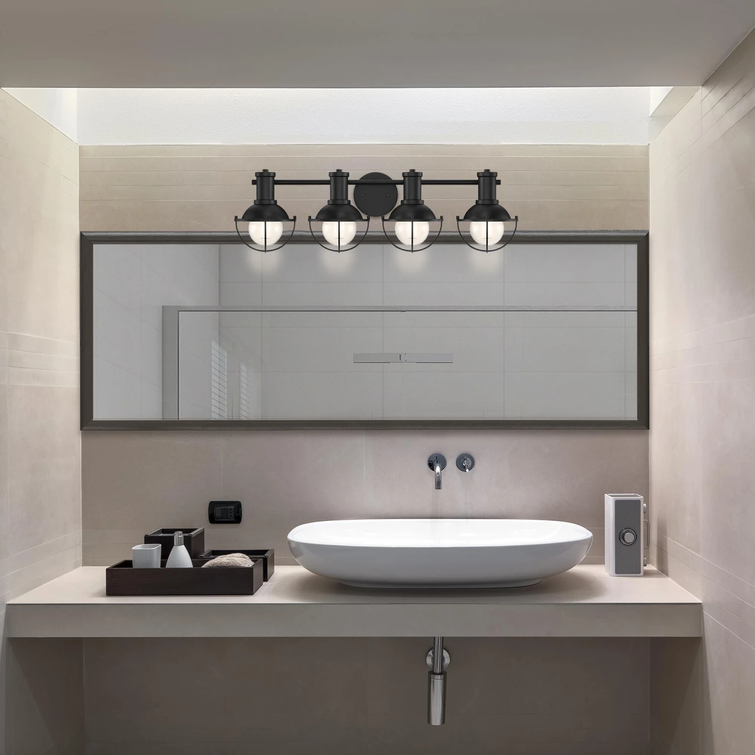 Dalton 31 Inch 4 Light Bath Vanity Light By Designers Fountain 11 Dalton 31 Inch 4 Light Bath Vanity Light By Designers Fountain - Image 9
