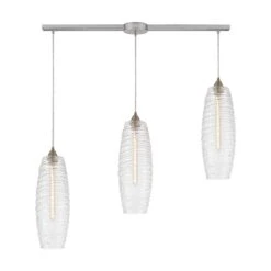 Liz 36 Inch 3 Light Linear Suspension Light By ELK Lighting