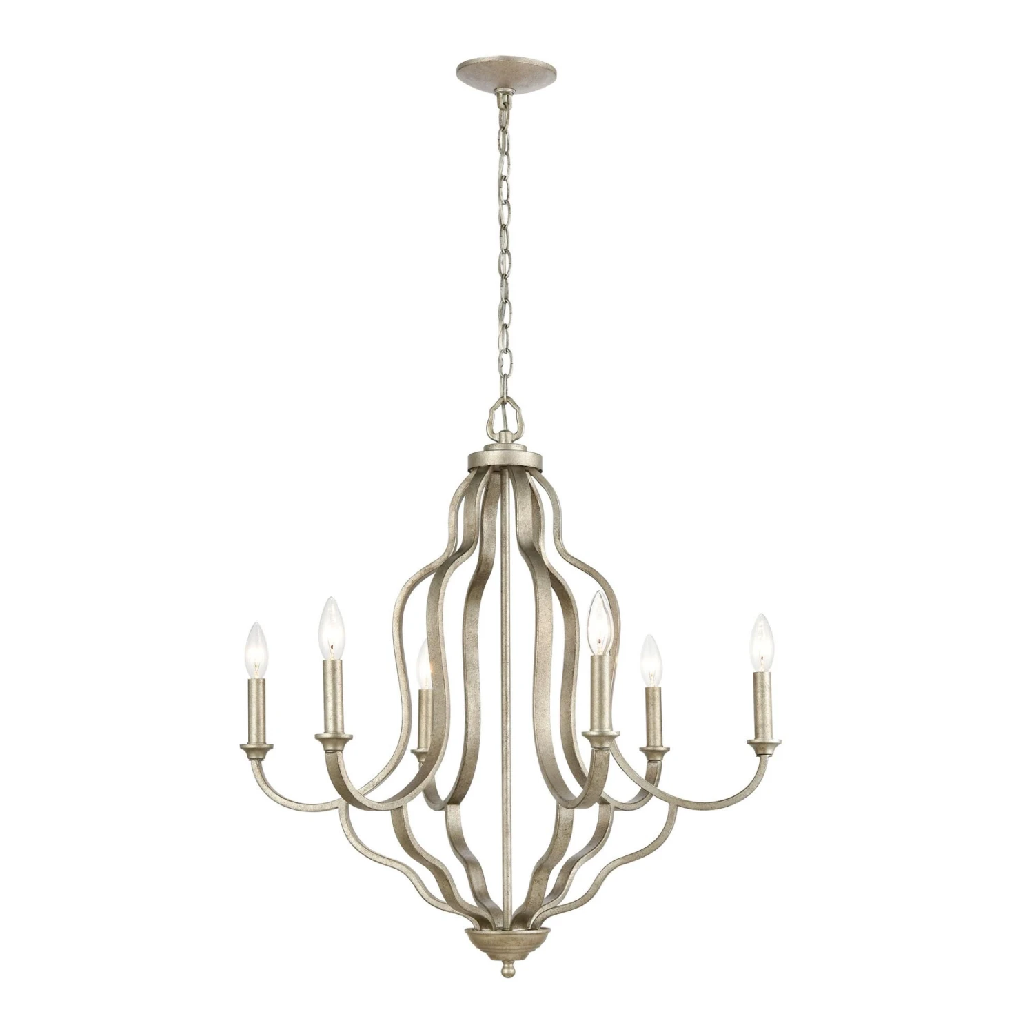 Lanesboro 27 Inch 6 Light Chandelier By ELK Lighting 3 Lanesboro 27 Inch 6 Light Chandelier By ELK Lighting