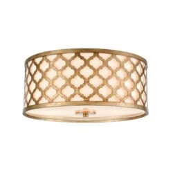 Arabesque 15 Inch 2 Light Flush Mount By ELK Lighting