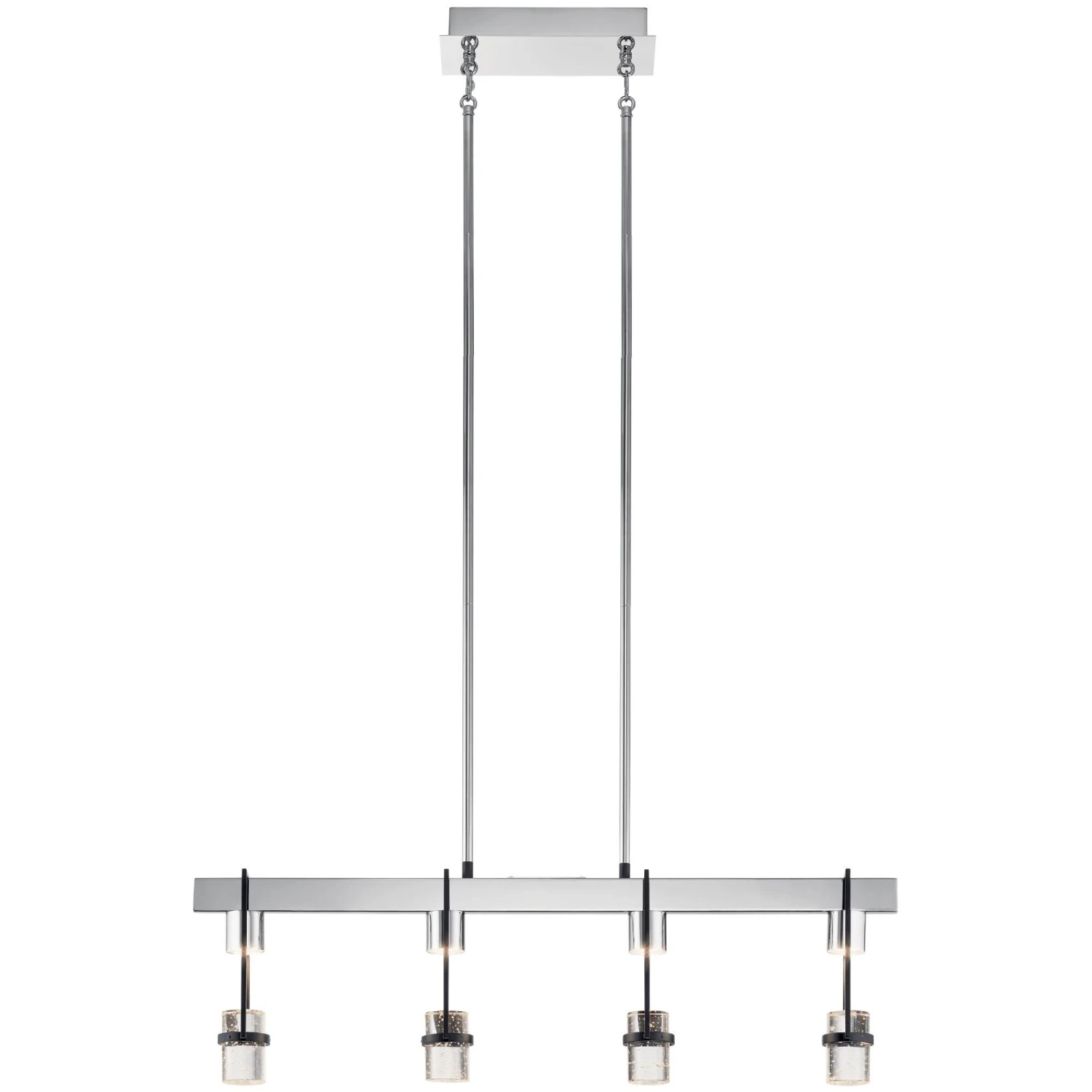 Ayse 32 Inch 4 Light LED Linear Suspension Light By Elan Lighting 4 Ayse 32 Inch 4 Light LED Linear Suspension Light By Elan Lighting - Image 2
