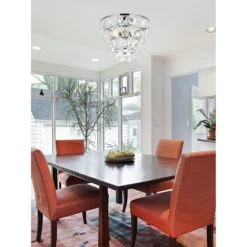 Ella 16 Inch 3 Light Flush Mount By Elegant Lighting -Light Bulbs Sales Store Elegant Lighting 1101F16C 2