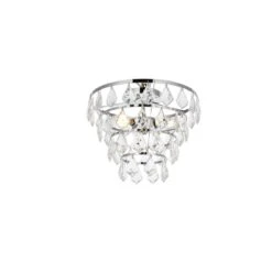 Ella 16 Inch 3 Light Flush Mount By Elegant Lighting -Light Bulbs Sales Store Elegant Lighting 1101F16C 3