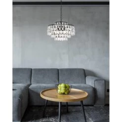 Mila 20 Inch 5 Light Mini Chandelier By Elegant Lighting
