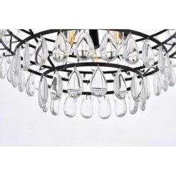 Mila 20 Inch 5 Light Mini Chandelier By Elegant Lighting 24 Mila 20 Inch 5 Light Mini Chandelier By Elegant Lighting -Light Bulbs Sales Store Elegant Lighting 1102D20BK 4