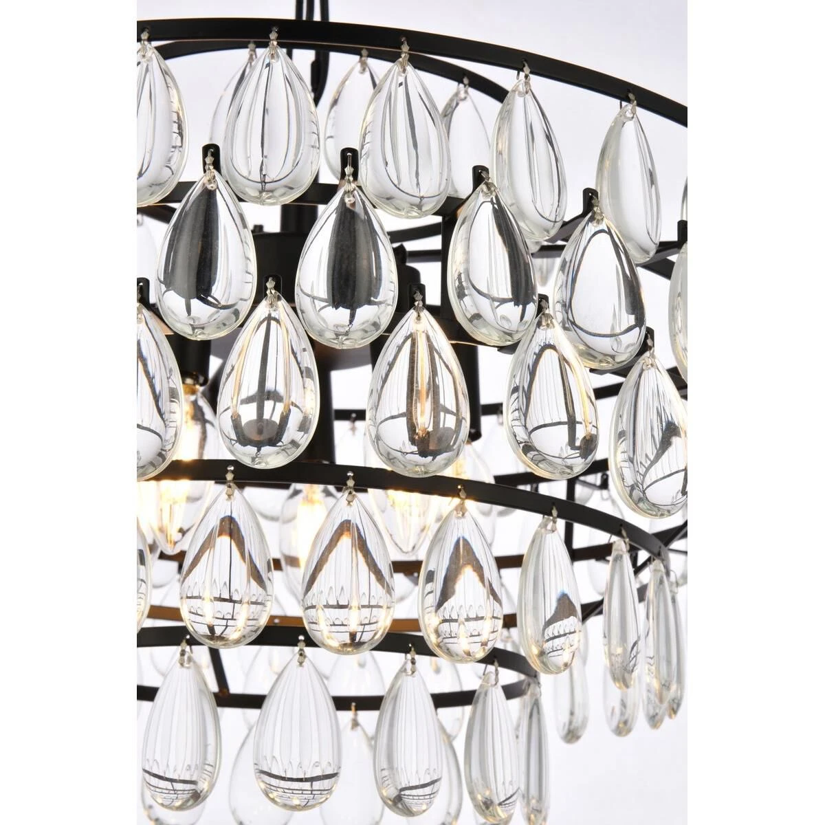 Mila 20 Inch 5 Light Mini Chandelier By Elegant Lighting 6 Mila 20 Inch 5 Light Mini Chandelier By Elegant Lighting - Image 4