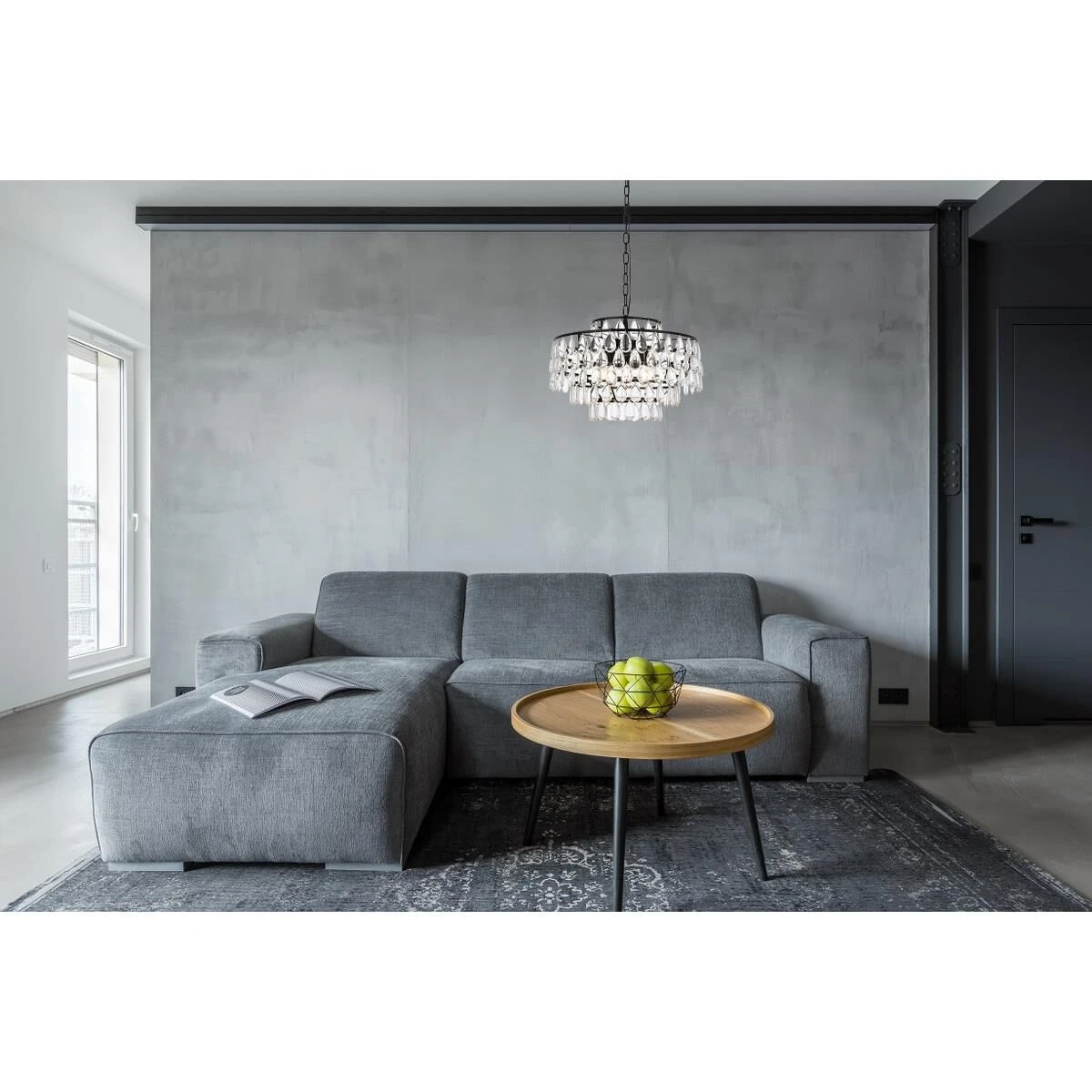 Mila 20 Inch 5 Light Mini Chandelier By Elegant Lighting 9 Mila 20 Inch 5 Light Mini Chandelier By Elegant Lighting - Image 7