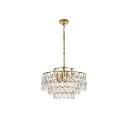 Mila 20 Inch 5 Light Mini Chandelier By Elegant Lighting 29 Mila 20 Inch 5 Light Mini Chandelier By Elegant Lighting -Light Bulbs Sales Store Elegant Lighting 1102D20BR 1