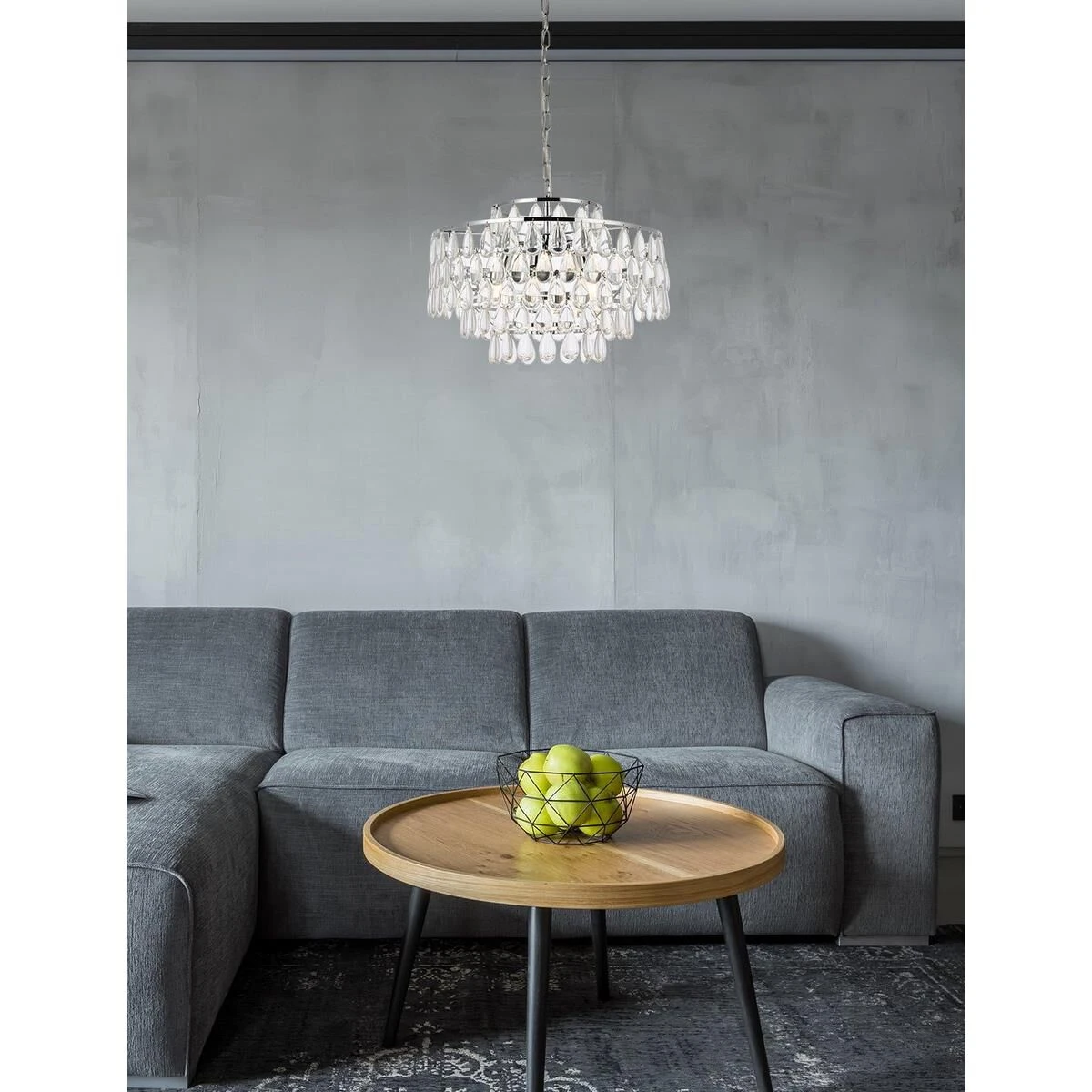 Mila 20 Inch 5 Light Mini Chandelier By Elegant Lighting 11 Mila 20 Inch 5 Light Mini Chandelier By Elegant Lighting - Image 9