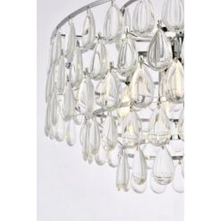 Mila 20 Inch 5 Light Mini Chandelier By Elegant Lighting 33 Mila 20 Inch 5 Light Mini Chandelier By Elegant Lighting -Light Bulbs Sales Store Elegant Lighting 1102D20C 5