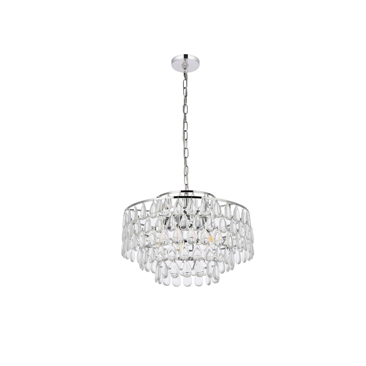 Mila 20 Inch 5 Light Mini Chandelier By Elegant Lighting 16 Mila 20 Inch 5 Light Mini Chandelier By Elegant Lighting - Image 14