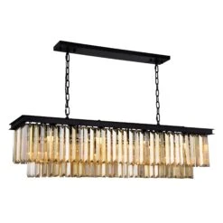 Urban Classic Sydney 50 Inch 12 Light Mini Chandelier By Elegant Lighting 10 Urban Classic Sydney 50 Inch 12 Light Mini Chandelier By Elegant Lighting -Light Bulbs Sales Store Elegant Lighting 1232D50MB GT