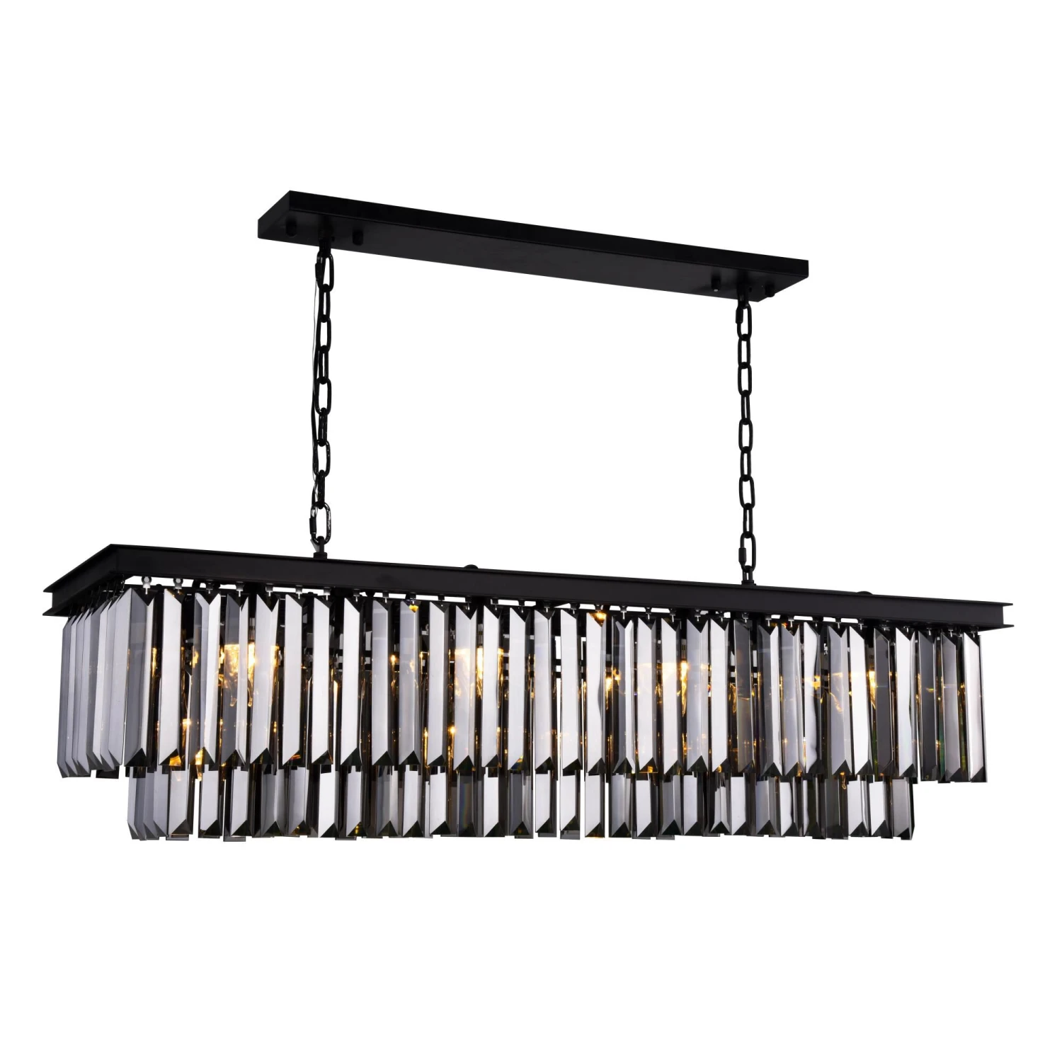 Urban Classic Sydney 50 Inch 12 Light Mini Chandelier By Elegant Lighting 4 Urban Classic Sydney 50 Inch 12 Light Mini Chandelier By Elegant Lighting - Image 2