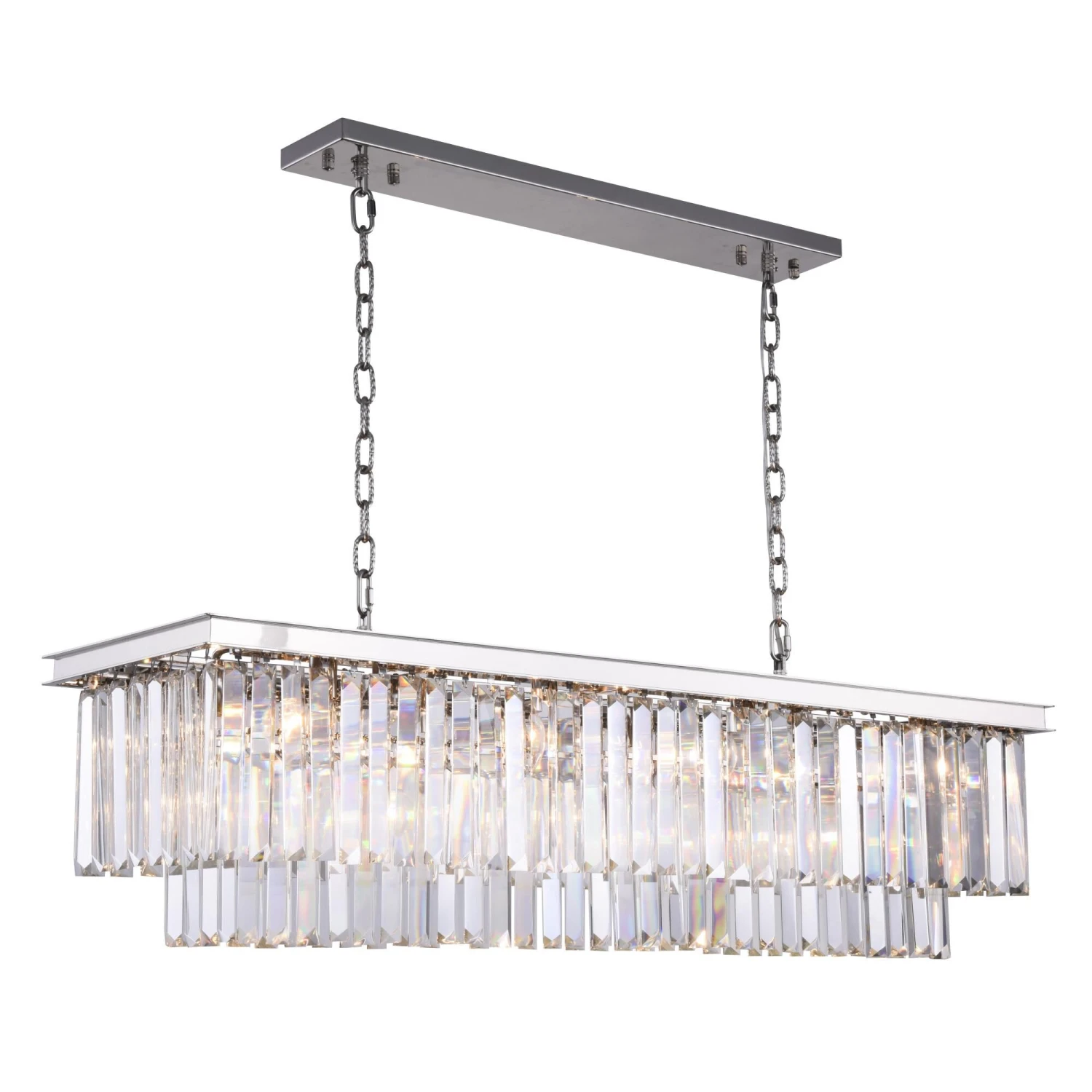 Urban Classic Sydney 50 Inch 12 Light Mini Chandelier By Elegant Lighting 6 Urban Classic Sydney 50 Inch 12 Light Mini Chandelier By Elegant Lighting - Image 4