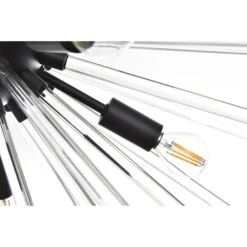 Sienna 46 Inch 10 Light Chandelier By Elegant Lighting 35 Sienna 46 Inch 10 Light Chandelier By Elegant Lighting -Light Bulbs Sales Store Elegant Lighting 2502D46BK 5