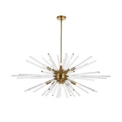 Sienna 46 Inch 10 Light Chandelier By Elegant Lighting 38 Sienna 46 Inch 10 Light Chandelier By Elegant Lighting -Light Bulbs Sales Store Elegant Lighting 2502D46SG