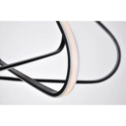 Dahlia 26 Inch 3 Light LED Flush Mount By Elegant Lighting 14 Dahlia 26 Inch 3 Light LED Flush Mount By Elegant Lighting -Light Bulbs Sales Store Elegant Lighting 5105F26BK 4