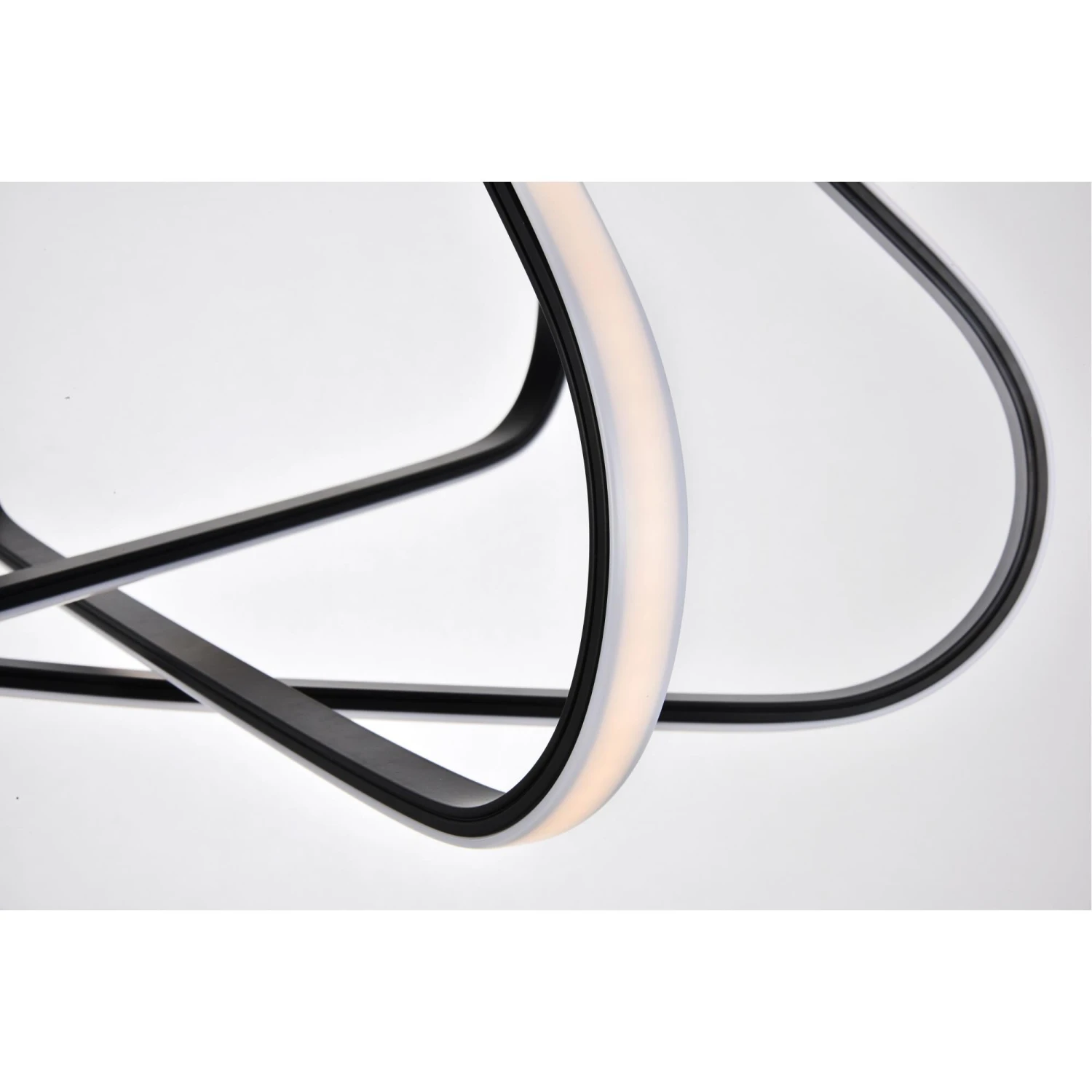 Dahlia 26 Inch 3 Light LED Flush Mount By Elegant Lighting 7 Dahlia 26 Inch 3 Light LED Flush Mount By Elegant Lighting - Image 5