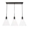 Hugh 36 Inch 3 Light Linear Suspension Light By Elegant Lighting