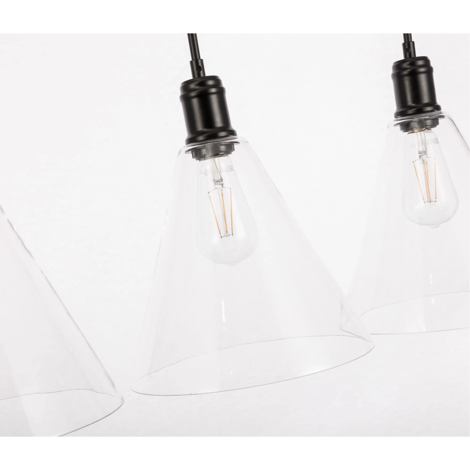 Hugh 36 Inch 3 Light Linear Suspension Light By Elegant Lighting 21 Hugh 36 Inch 3 Light Linear Suspension Light By Elegant Lighting - Image 19