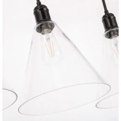 Hugh 36 Inch 3 Light Linear Suspension Light By Elegant Lighting 41 Hugh 36 Inch 3 Light Linear Suspension Light By Elegant Lighting -Light Bulbs Sales Store Elegant Lighting LD6231BK 12