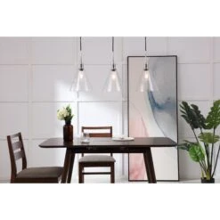 Hugh 36 Inch 3 Light Linear Suspension Light By Elegant Lighting 24 Hugh 36 Inch 3 Light Linear Suspension Light By Elegant Lighting -Light Bulbs Sales Store Elegant Lighting LD6232C 1