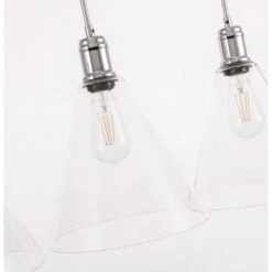 Hugh 36 Inch 3 Light Linear Suspension Light By Elegant Lighting 26 Hugh 36 Inch 3 Light Linear Suspension Light By Elegant Lighting -Light Bulbs Sales Store Elegant Lighting LD6232C 11