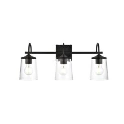 Avani 24 Inch 3 Light Bath Vanity Light By Elegant Lighting 26 Avani 24 Inch 3 Light Bath Vanity Light By Elegant Lighting -Light Bulbs Sales Store Elegant Lighting LD7313W24BLK