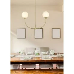 Nyomi 30 Inch 2 Light Linear Suspension Light By Elegant Lighting -Light Bulbs Sales Store Elegant Lighting LD816D30BR L