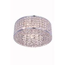 Amelie 12 Inch 4 Light Flush Mount By Elegant Lighting
