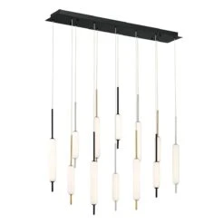 Cumberland 40 Inch 12 Light LED Linear Suspension Light By Eurofase Lighting