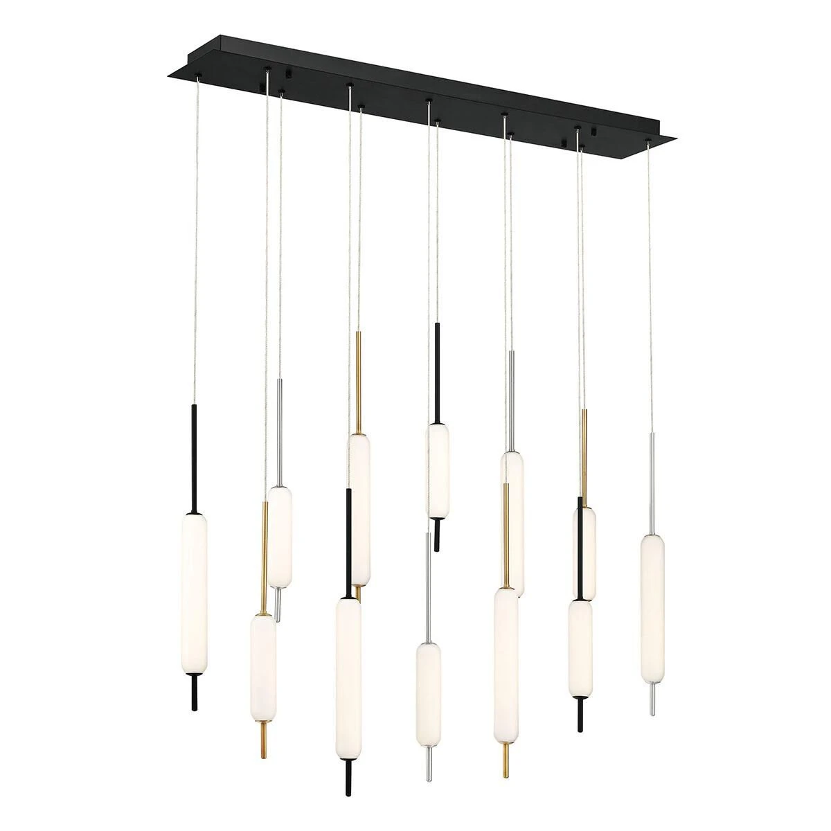 Cumberland 40 Inch 12 Light LED Linear Suspension Light By Eurofase Lighting 3 Cumberland 40 Inch 12 Light LED Linear Suspension Light By Eurofase Lighting
