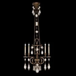 Encased Gems 27 Inch 5 Light Chandelier By Fine Art Lamps -Light Bulbs Sales Store Fine Art Lamps 708340 3
