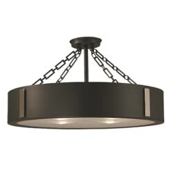 Oracle 16 Inch 4 Light Semi Flush Mount By Framburg