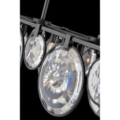 Nala 49 Inch 8 Light LED Linear Suspension Light By Fredrick Ramond 29 Nala 49 Inch 8 Light LED Linear Suspension Light By Fredrick Ramond -Light Bulbs Sales Store Fredrick Ramond FR31266BLK alt6