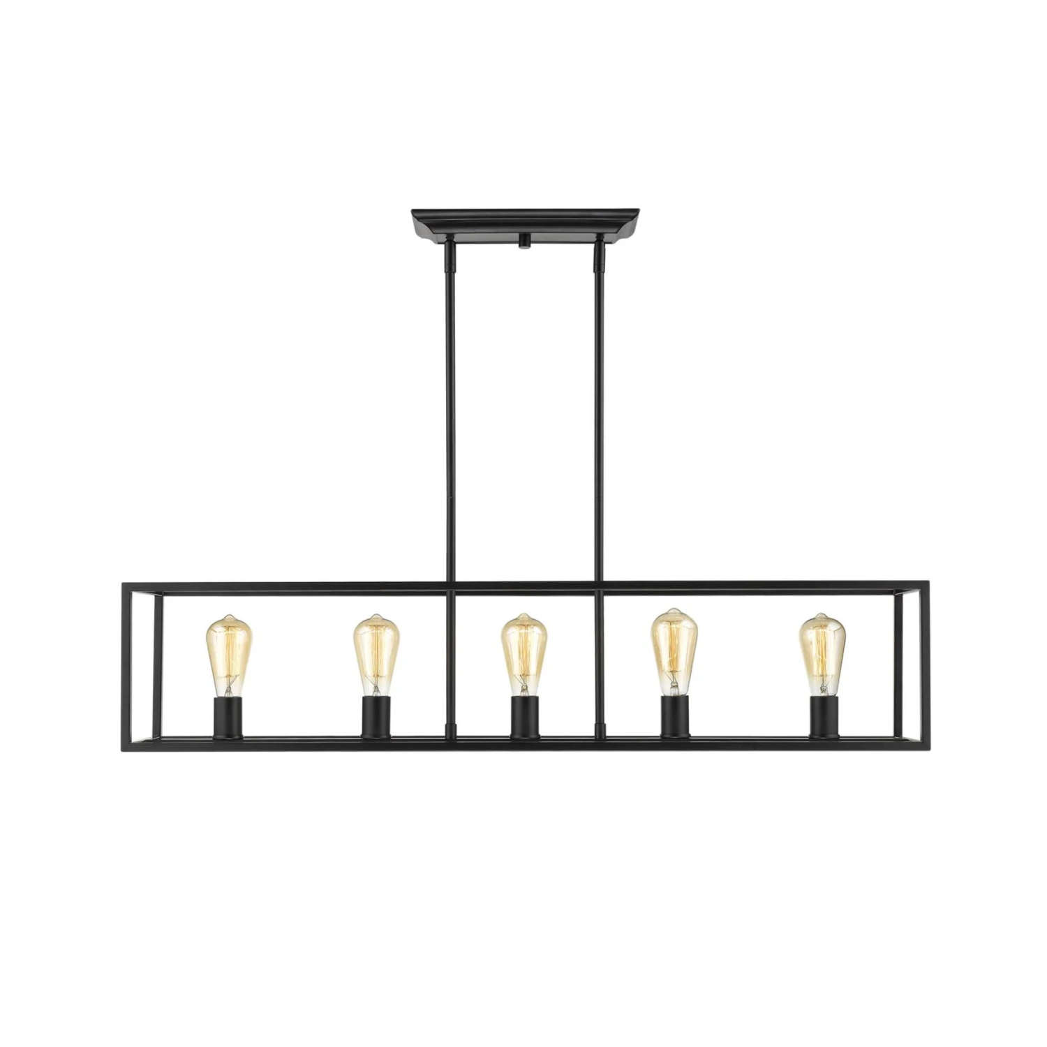 Wesson 41 Inch 5 Light Linear Suspension Light By Golden Lighting 3 Wesson 41 Inch 5 Light Linear Suspension Light By Golden Lighting