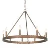 Carraway 32 Inch 9 Light Chandelier By Golden Lighting