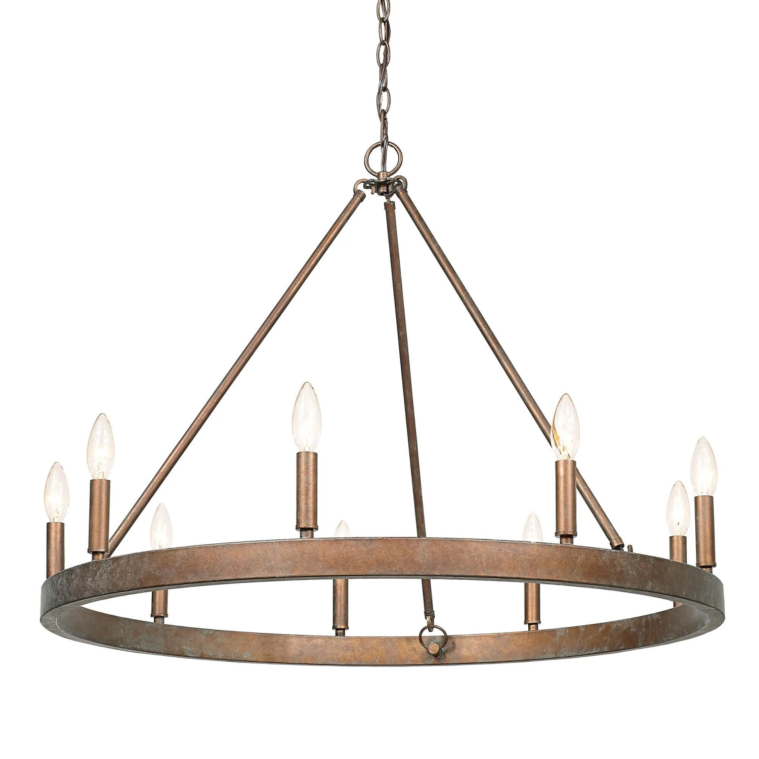 Carraway 32 Inch 9 Light Chandelier By Golden Lighting 3 Carraway 32 Inch 9 Light Chandelier By Golden Lighting