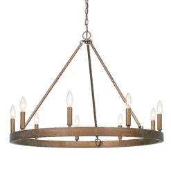 Carraway 32 Inch 9 Light Chandelier By Golden Lighting 12 Carraway 32 Inch 9 Light Chandelier By Golden Lighting -Light Bulbs Sales Store Golden Lighting 7412 9CP3