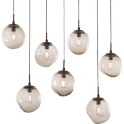 Levi Wilson Nebula 50 Inch 7 Light Linear Suspension Light By Hammerton Studio -Light Bulbs Sales Store Hammerton Studio AsterPLB0062 07 FB B 2