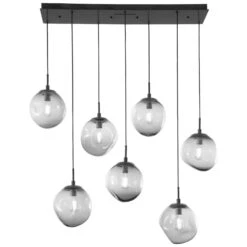 Levi Wilson Nebula 50 Inch 7 Light Linear Suspension Light By Hammerton Studio -Light Bulbs Sales Store Hammerton Studio AsterPLB0062 07 MB S 1